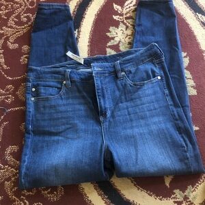 Liverpool ankle skinny jeans - size 14- trendy blue jeans , new or like new